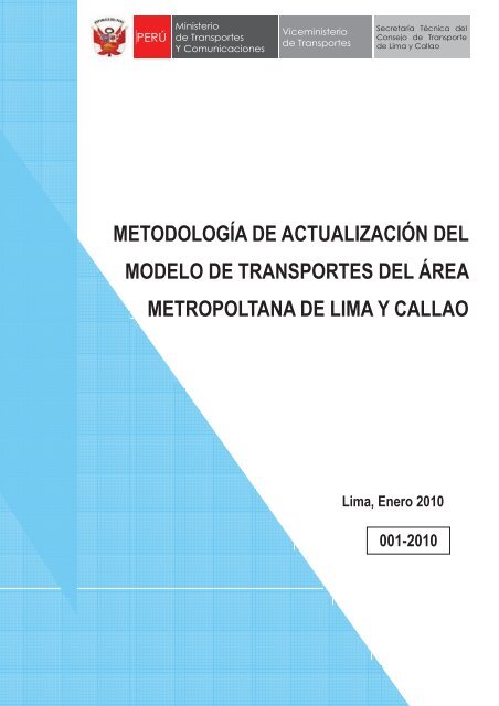 metodología de actualización del modelo de transportes del área