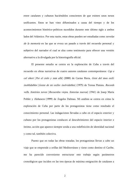 ABSTRACT OF DISSERTATION Núria Sabaté-Llobera The ...