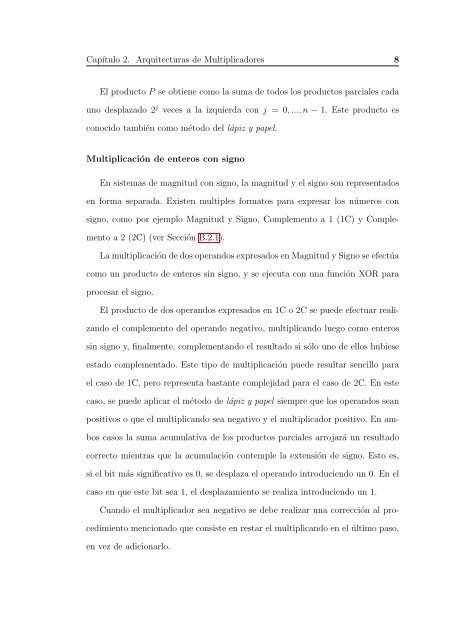 Multiplicación Secuencial en Dispositivos Lógicos Programables