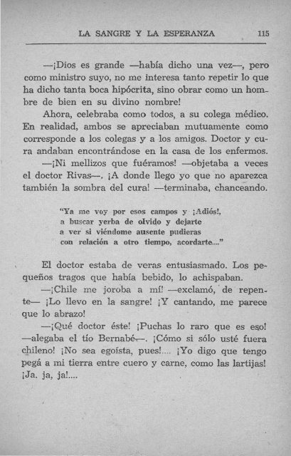 La sangre y la esperanza - Memoria Chilena