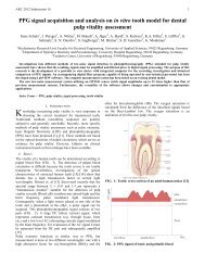 PPG signal recording and analysis at in-vitro-model in respect of ...