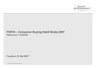 POPAI – Consumer Buying Habit Study 2007