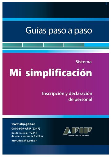 Mi simplificación - Afip