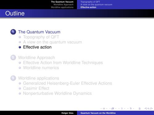 Quantum Vacuum on the Worldline