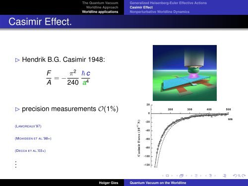 Quantum Vacuum on the Worldline