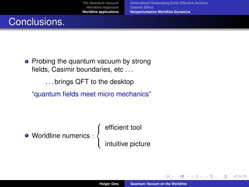 Quantum Vacuum on the Worldline