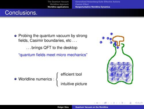 Quantum Vacuum on the Worldline