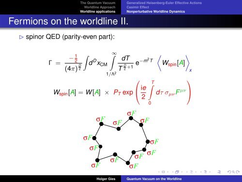 Quantum Vacuum on the Worldline