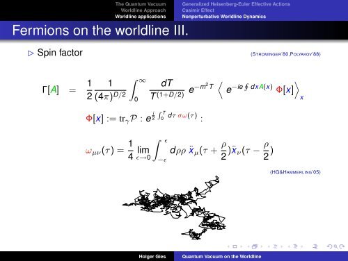 Quantum Vacuum on the Worldline