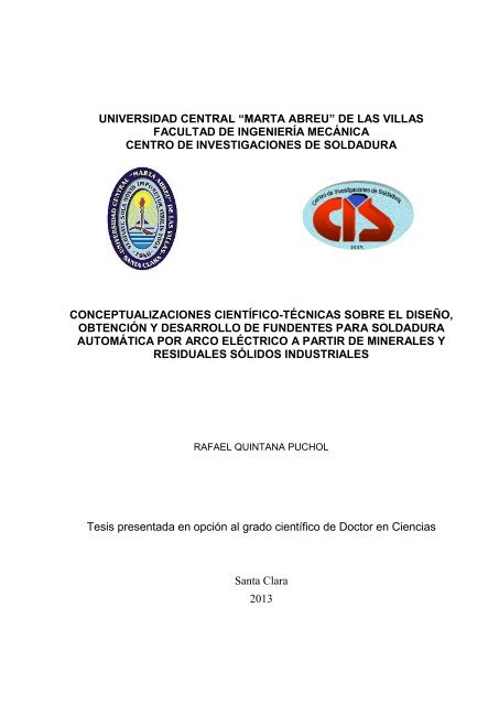 Tesis Dr.Cs. Rafael Quintana Puchol-2013.pdf - Universidad Central ...