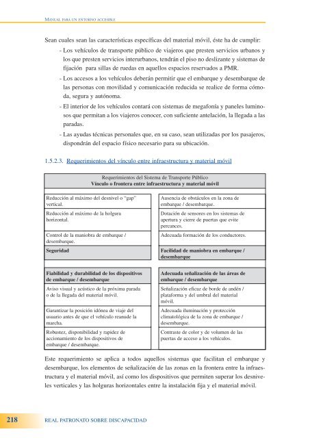 Manual para un entorno accesible - Servicio de Información sobre ...