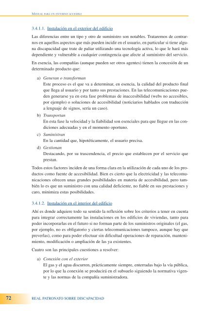 Manual para un entorno accesible - Servicio de Información sobre ...