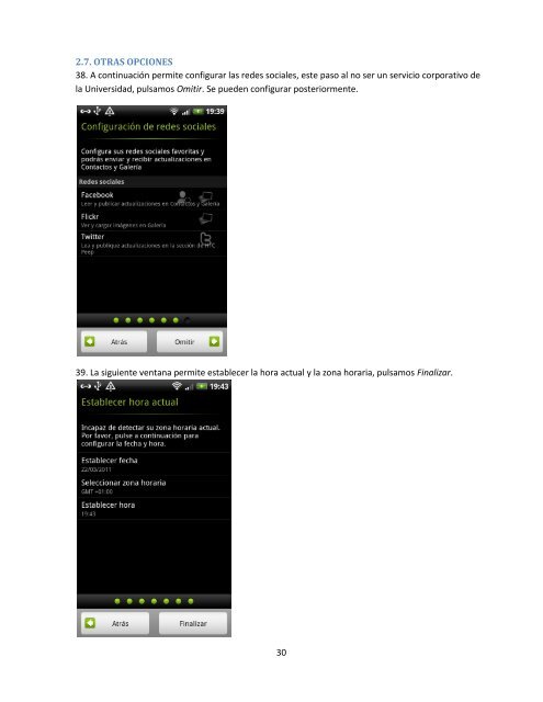 Guía de configuración de HTC Desire HD para la uc3m - ASyC