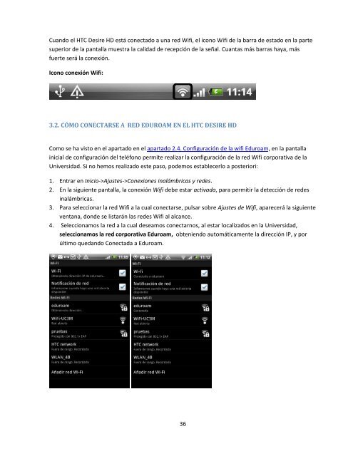 Guía de configuración de HTC Desire HD para la uc3m - ASyC