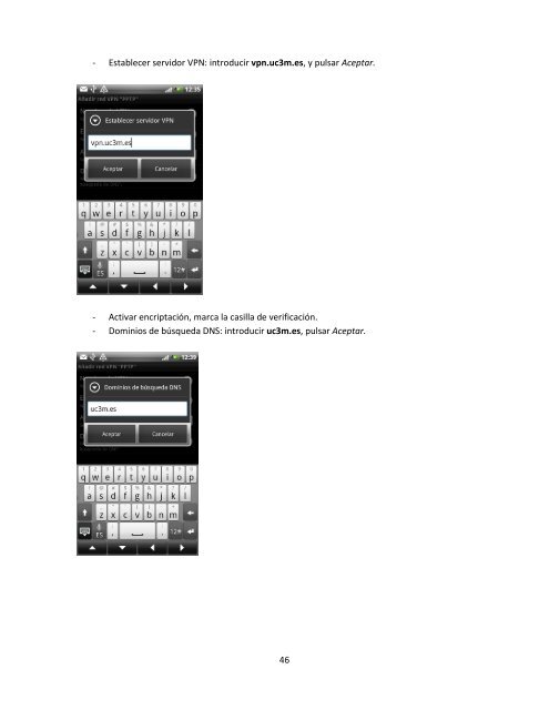 Guía de configuración de HTC Desire HD para la uc3m - ASyC