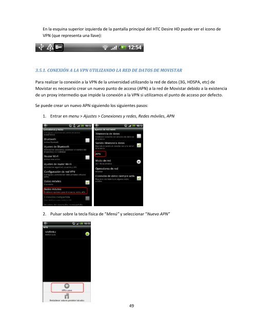 Guía de configuración de HTC Desire HD para la uc3m - ASyC