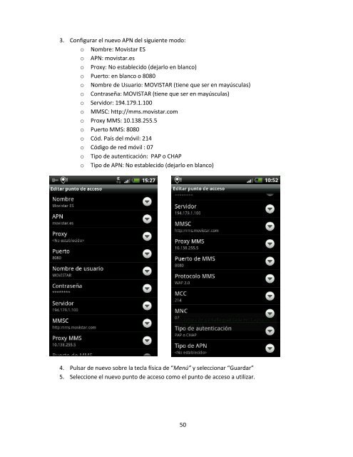 Guía de configuración de HTC Desire HD para la uc3m - ASyC