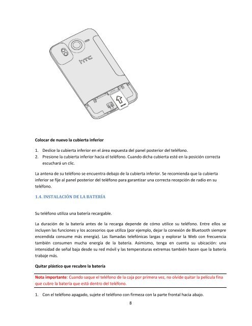 Guía de configuración de HTC Desire HD para la uc3m - ASyC