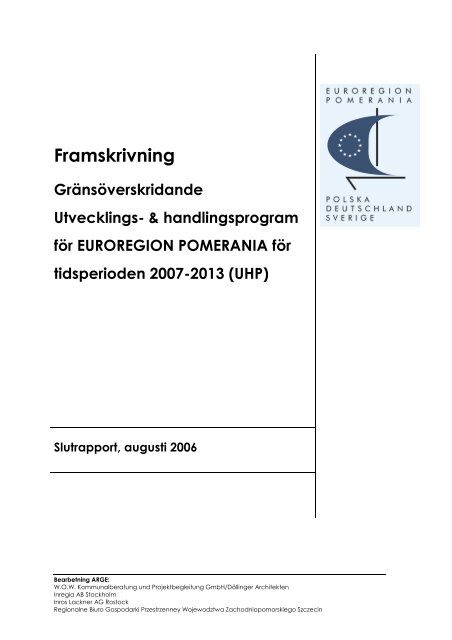 Handlingsprogram 2007-2013 - Pomerania