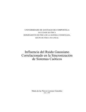 Influencia del ruido Gaussiano Correlacionado en la Sincronización ...