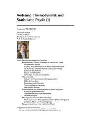 Vorlesung Thermodynamik und Statistische Physik I (PDF, 5.79 MB)