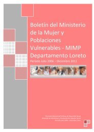 Boletín Loreto - Ministerio de la Mujer y Poblaciones Vulnerables