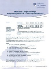 Manuelle Lymphdrainage.pdf - Physioschule Bad Pyrmont