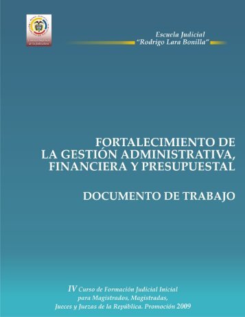 Fortalecimiento de la Gestión Administrativa, Financiera y ...