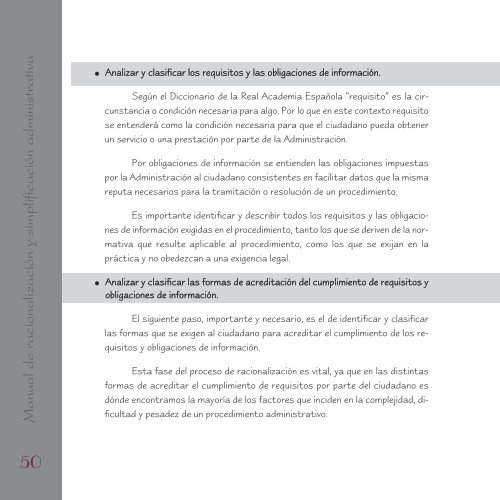 Manual de racionalización y simplificación administrativa - Cámaras