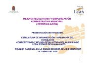 mejora regulatoria y simplificación administrativa municipal - Cofemer