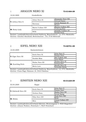 Katalog Noriker 2012 korrigiert - Pferdezucht-Austria