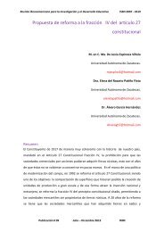 Propuesta de reforma a la fracción IV del artículo 27 ... - RIDE