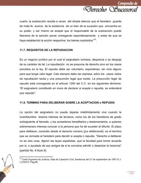 Compendio de Derecho Sucesoral - Universidad Libre Sede ...