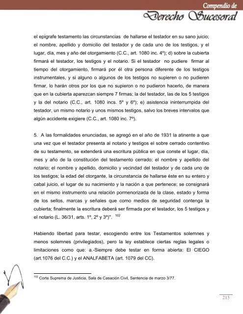 Compendio de Derecho Sucesoral - Universidad Libre Sede ...