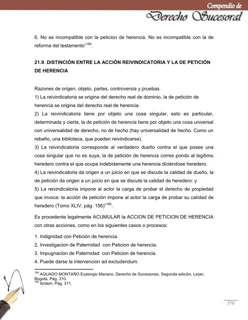 Compendio de Derecho Sucesoral - Universidad Libre Sede ...