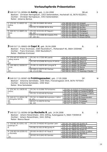 Download: katalog verkaufspferde.pdf - Pferdezucht-Austria