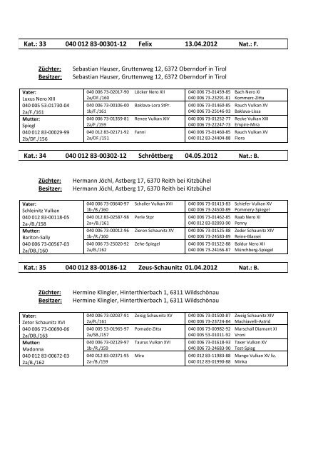 Katalog Norikerversteigerung.pdf - Pferdezucht-Austria