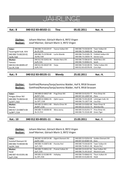 Katalog Norikerversteigerung.pdf - Pferdezucht-Austria