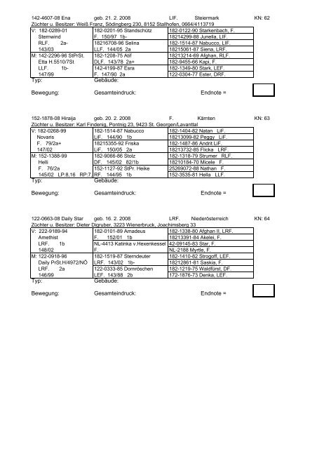 Katalog - Pferdezucht-Austria