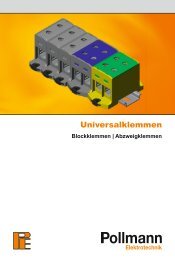 Universalklemmen - Pollmann Elektrotechnik