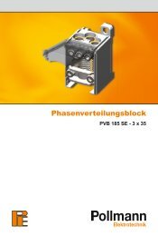 Phasenverteilungsblock - Pollmann Elektrotechnik