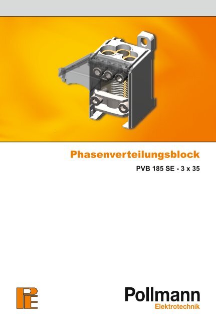 Phasenverteilungsblock Pollmann PVB 250-3/8
