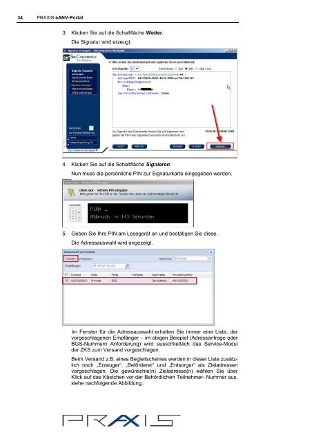 Benutzerhandbuch eANV-Portal (2MB) - Praxis EDV