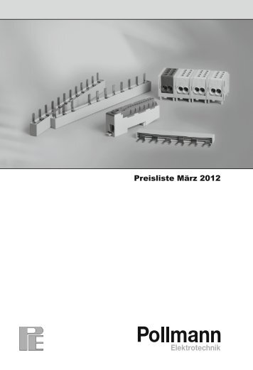 Preisliste März 2012 - Pollmann Elektrotechnik