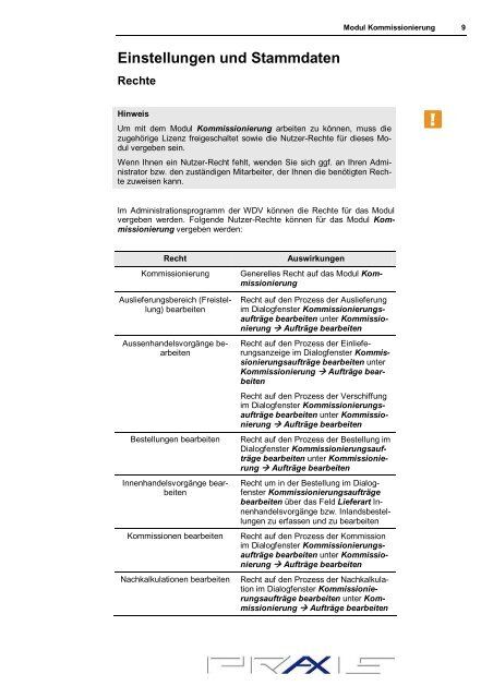 Kommissionierung - Praxis EDV