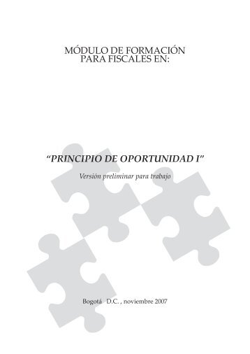 Principio de oportunidad I.indd - Alfonso Zambrano Pasquel