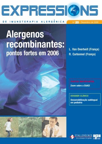 Alergenos recombinantes: pontos fortes em 2006 - Portugal