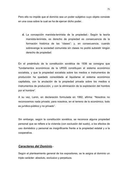 Régimen Jurídico del Derecho Particular y las Obligaciones en el ...