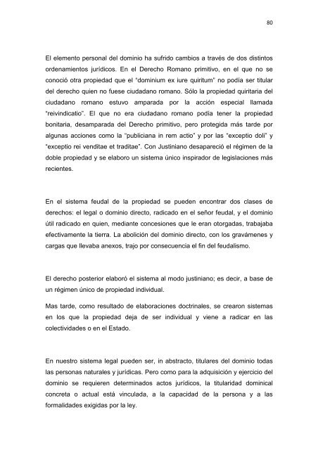 Régimen Jurídico del Derecho Particular y las Obligaciones en el ...