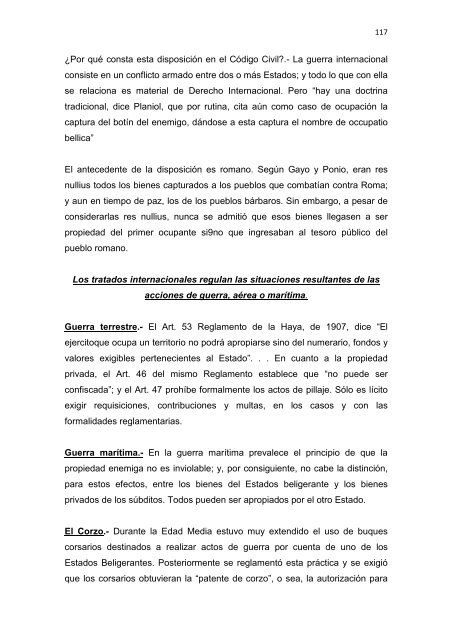 Régimen Jurídico del Derecho Particular y las Obligaciones en el ...